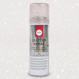 Rayher Glitterspray Fein in einer praktischen Spraydose, ideal für kreative Bastelprojekte in Gold oder Silber von Easy-Sticks.