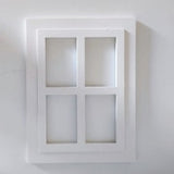 Fenster gegossen aus Silikonform für Easy-Sticks Laterne