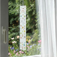 Fensterbilder zum Aufhängen - Acryl 2er Set klar & satiniert