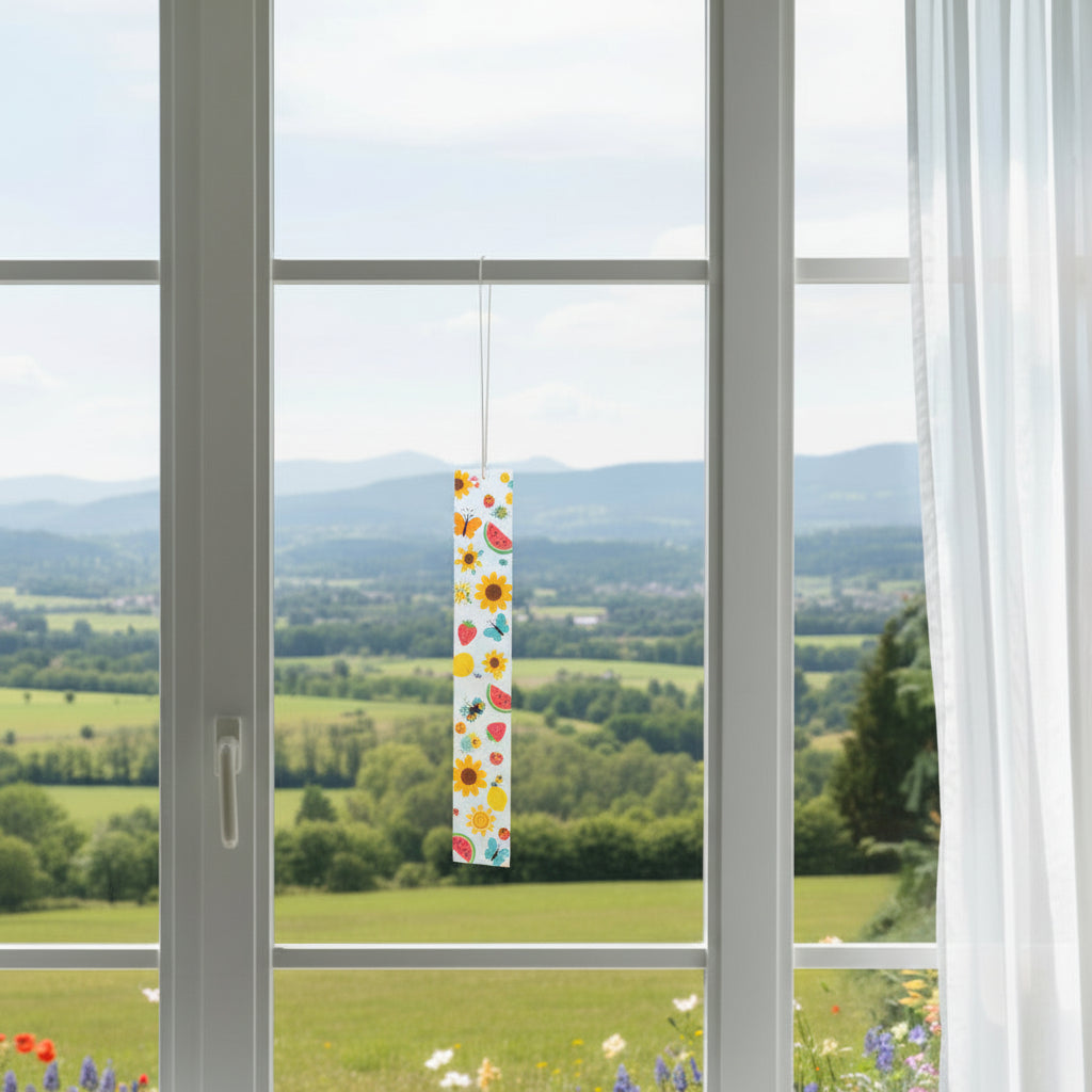 Fensterbilder zum Aufhängen – 2er Set klar & satiniert