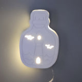 Leuchtturm in Flasche Silikonform von Easy-Sticks, leuchtend und kreativ gestaltet, ideal für Bastelprojekte und Dekoration.