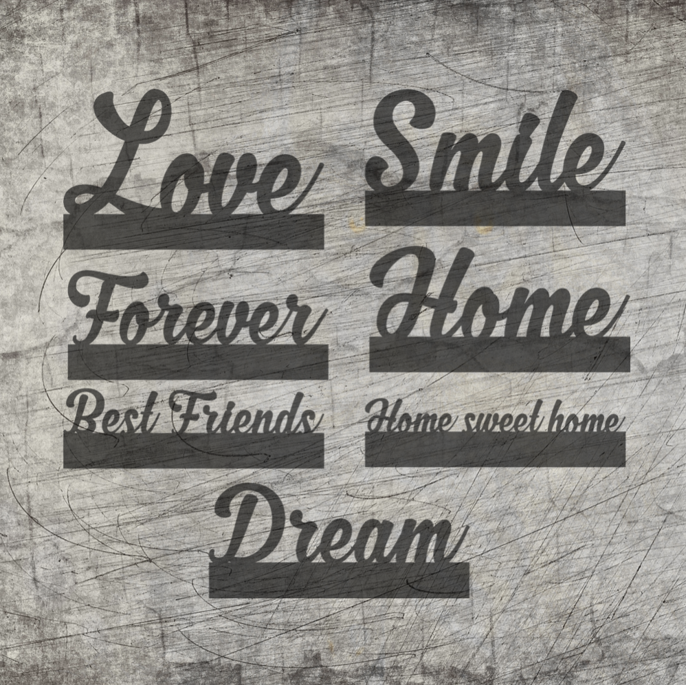 Forever_Dream_Home_Bestfriends_Plotter_Schriftzüge