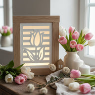 Frühlings Oster Dekoration Tulpen Idee Silikonform