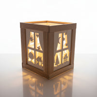 Frühlings_und_Winter_Laterne_Fenster_Silikonform