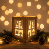 Silikonform - Fenster Ausblick Laterne Seitenteil