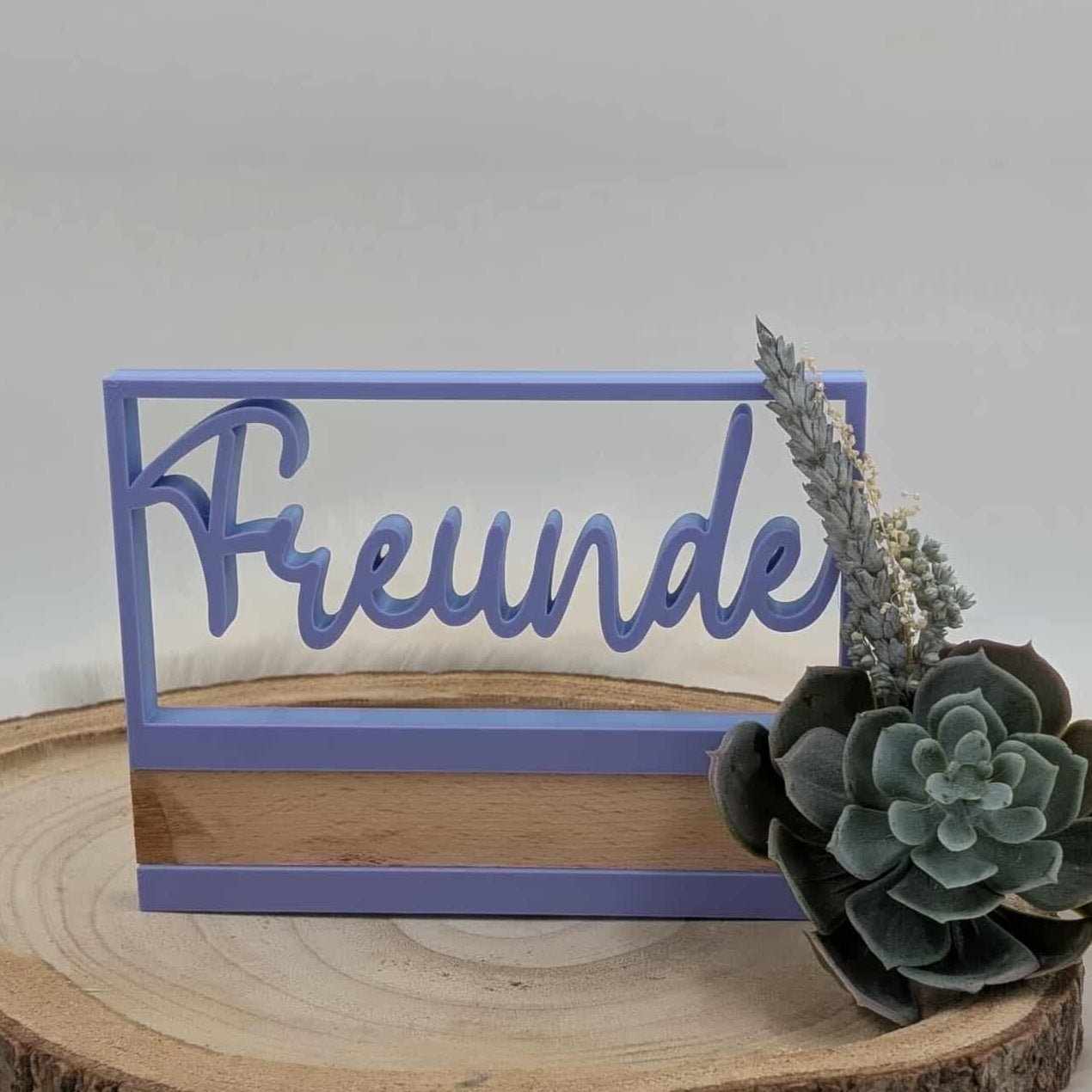 3D/ Plotter- / Laserdatei - Freunde im Rahmen