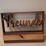 3D/ Plotter- / Laserdatei - Freunde im Rahmen