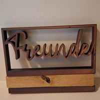 3D/ Plotter- / Laserdatei - Freunde im Rahmen