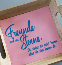 Lade das Bild in den Galerie-Viewer, Freunde sind wie Sterne, Du siehst die nicht immer, aber sie sind immer da Plotterspruch Datei Plotteridee Geschenkidee DIY 
