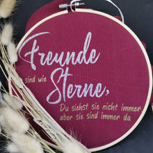Lade das Bild in den Galerie-Viewer, Freunde sind wie Sterne, Du siehst die nicht immer, aber sie sind immer da - Plotterdatei
