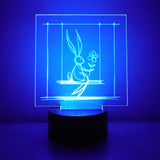 Frohe Ostern Plotterdatei Hase Osterhase gemalt Laser eingraviert