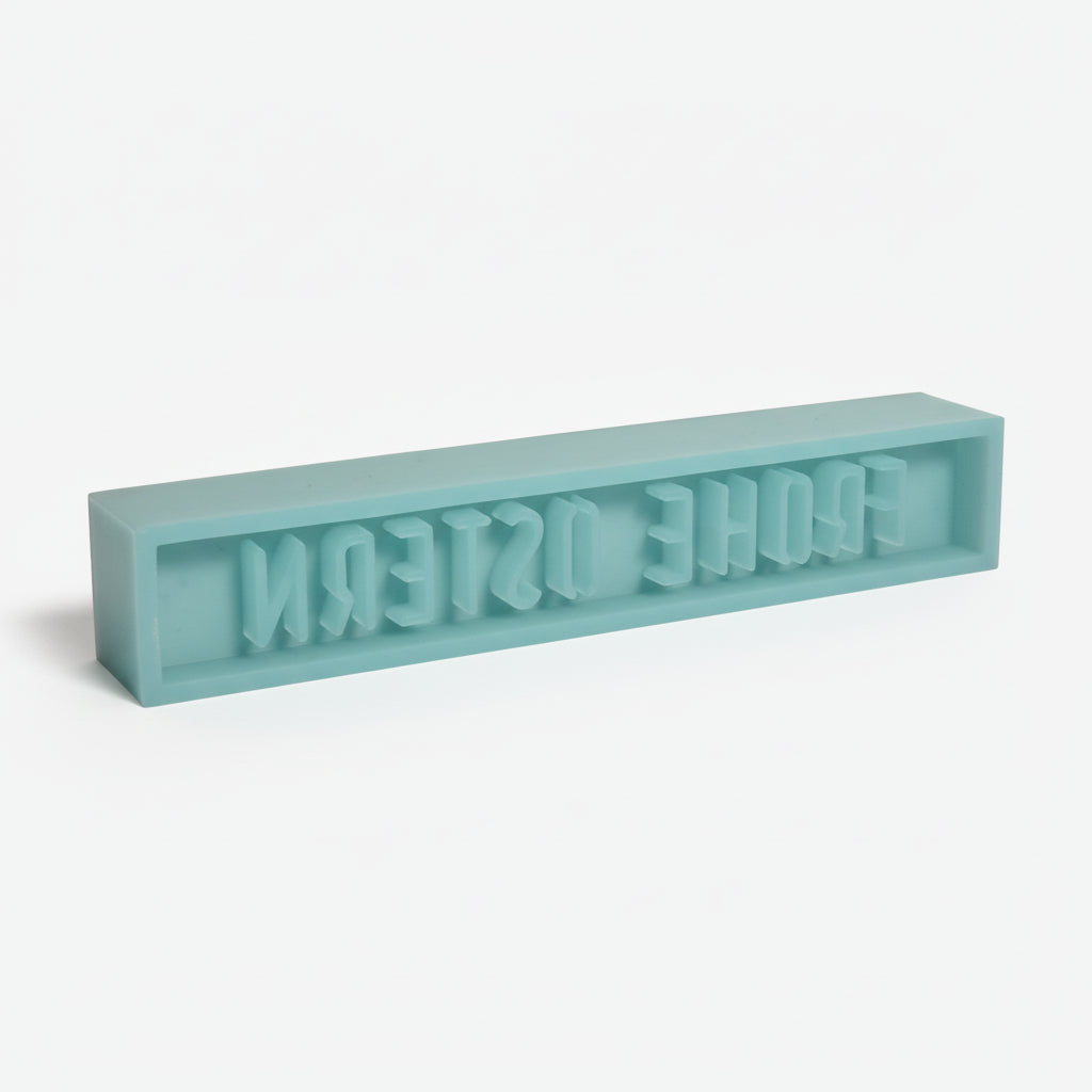 Frohe Ostern Schriftzug im Easy-Sticks Silikonform Klötzchen