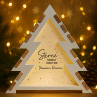 Silikonform Tannenbaum Funkelnder Weihnachtsbaum Silikonform, gebastelt mit Easy-sticks und PDF eingeklebt