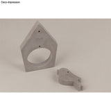 Silikon Gießform Vogelhaus & Vogel – 2 Motive für Beton, Gießharz & Wachs