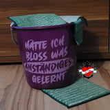 Hätte ich bloss was anständiges gelernt Plotterdatei Plotterspruch Plotter DIY Idee