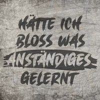 Hätte ich bloss was anständiges gelernt Plotterdatei