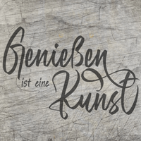Genießen ist eine Kunst Plotterdatei