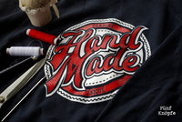 Genuine Handmade rundes Schild geplottet 