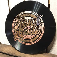Genuine Handmade rundes Schild geplottet 