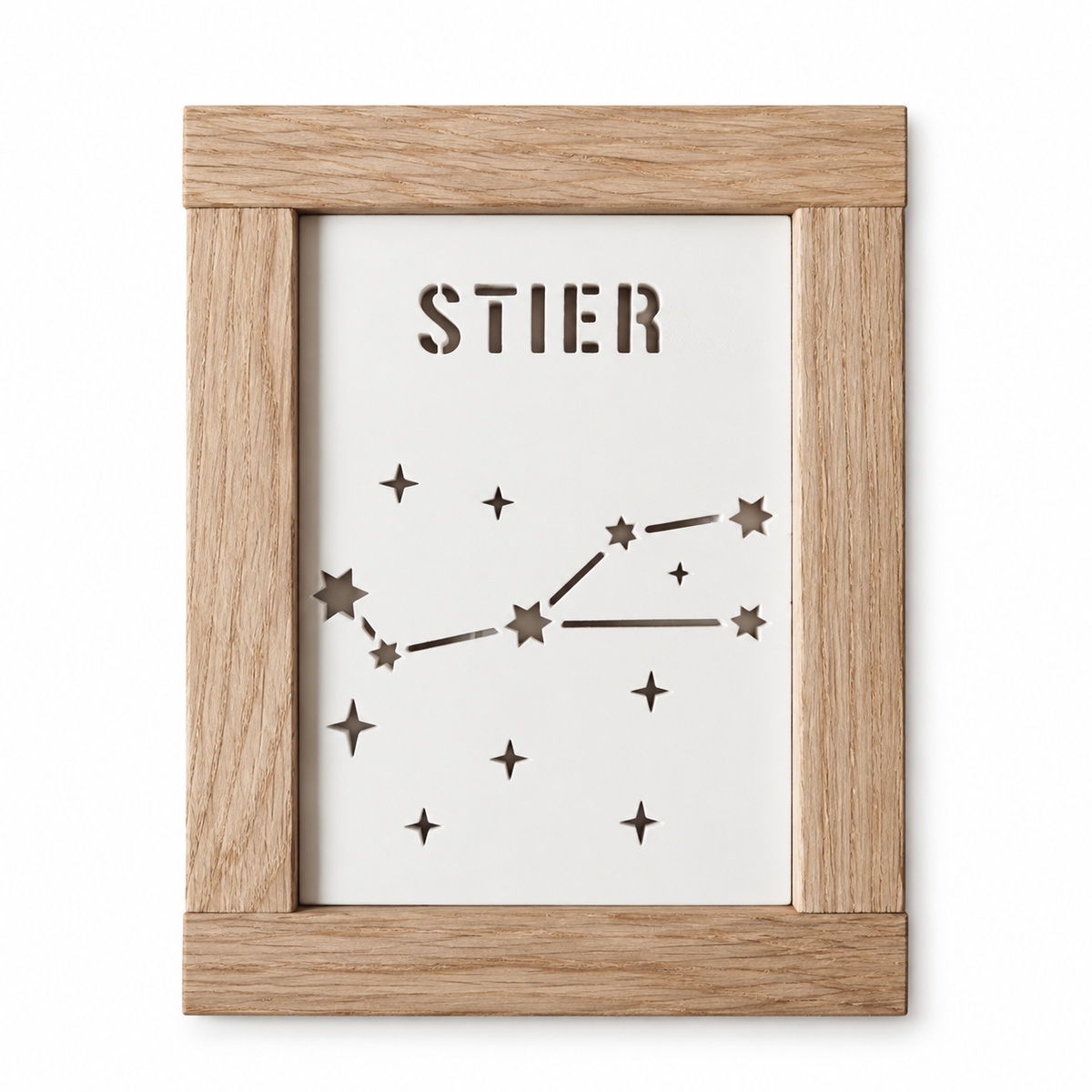 Silikonform - Stier Laternen Seitenteil
