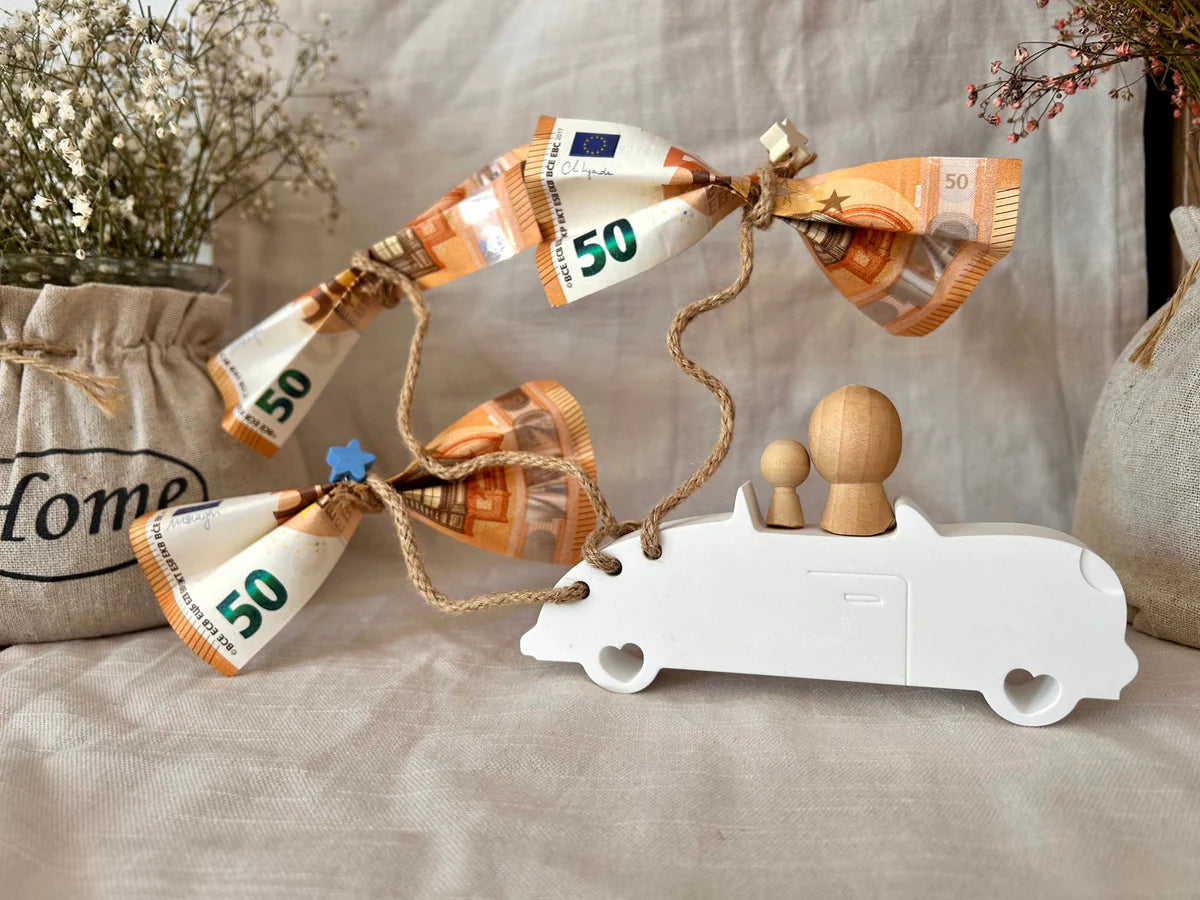 Silikon Gießform Geldgeschenk Auto Urlaub – Hochwertig, Flexibel Und Made In Germany Geschenk zum Führerschein Geburtstag Urlaub DIY 