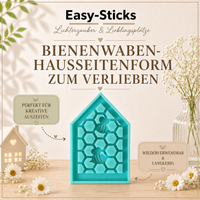 Silikonform Bienenwaben Hausseite