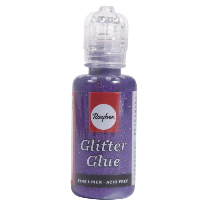 Glitzer Glitter-Glue metallic, Flasche 20 ml - verschiedene Farben