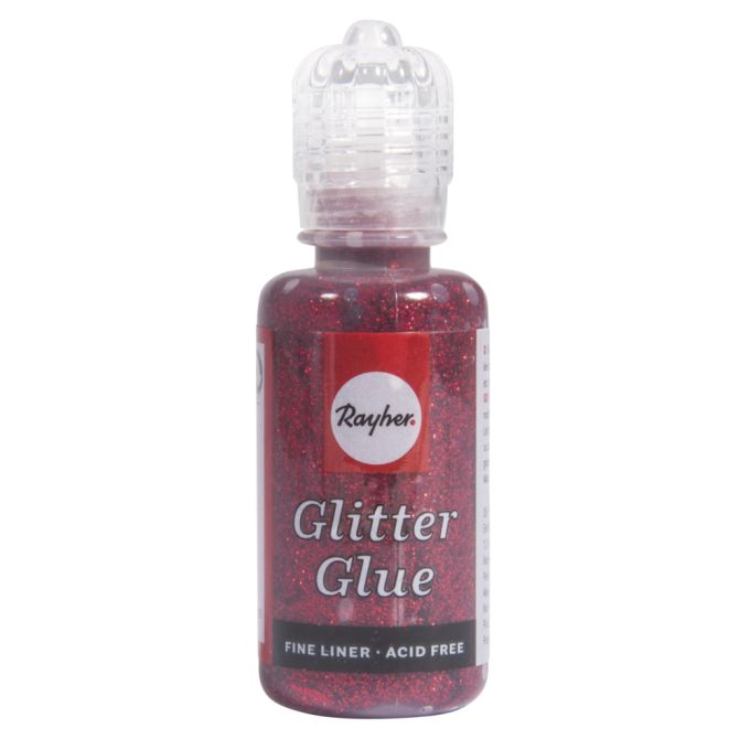 Glitzer Glitter-Glue metallic, Flasche 20 ml - verschiedene Farben