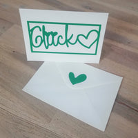 3D/ Plotter- / Laserdatei - Glück im Rahmen geplotter