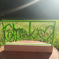 3D/ Plotter- / Laserdatei - Glück im Rahmen