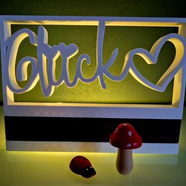 3D/ Plotter- / Laserdatei - Glück im Rahmen