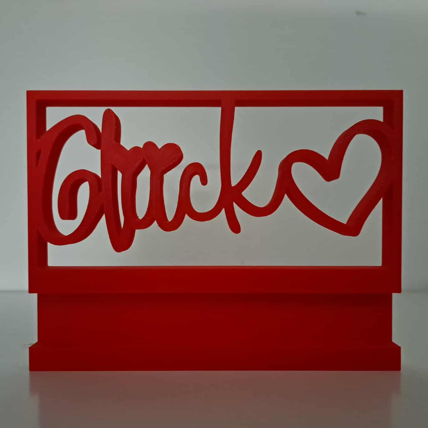 3D/ Plotter- / Laserdatei - Glück im Rahmen