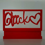 3D/ Plotter- / Laserdatei - Glück im Rahmen