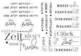 Kerzen und Keramik in Gold beschriften mit Gold Stickern
