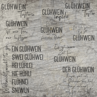 Eine inspirierende Gestaltungsidee mit verschiedenen Glühwein Plottersprüchen aus der Plotterdatei von easy-sticks, die perfekt für kreative DIY-Projekte geeignet ist.