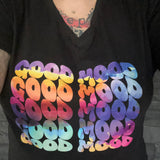 Good Mood Plotterdatei bunt plotten gute stimmung shirt plotteridee