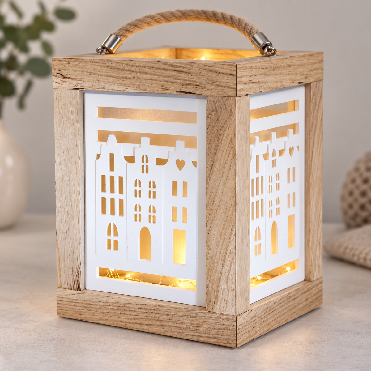 3D-Druckdatei – Grachten Häuser Laterne Seitenteil (STL + 3MF)