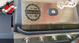 Grill mit Spruch Steak it easy