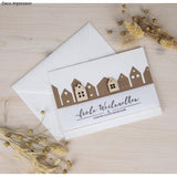 Mini Holz Deko Häuser zum Basteln