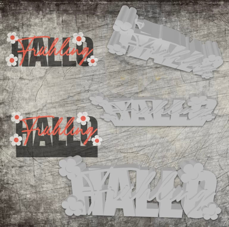 Hallo Frühling – Digitale Dateien für 3D-Druck, Laser & Plotter