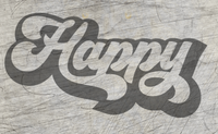 Plotterdatei - Happy