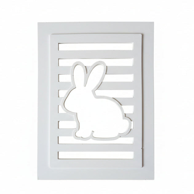 Hase Laterne Silikonform Osterdekoration mit Easy-Sticks