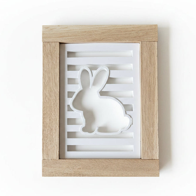 Hasen Laterne Silikonform Osterdekoration mit Easy-Sticks