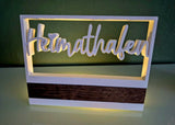 3D/ Plotter- / Laserdatei - Heimathafen im Rahmen