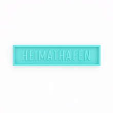 Lade das Bild in den Galerie-Viewer, Silikonform mit Beschriftung text Heimathafen hafen – perfekt für DIY-Projekte, Resin-Gießen, Seifenherstellung oder kreative Bastelideen
