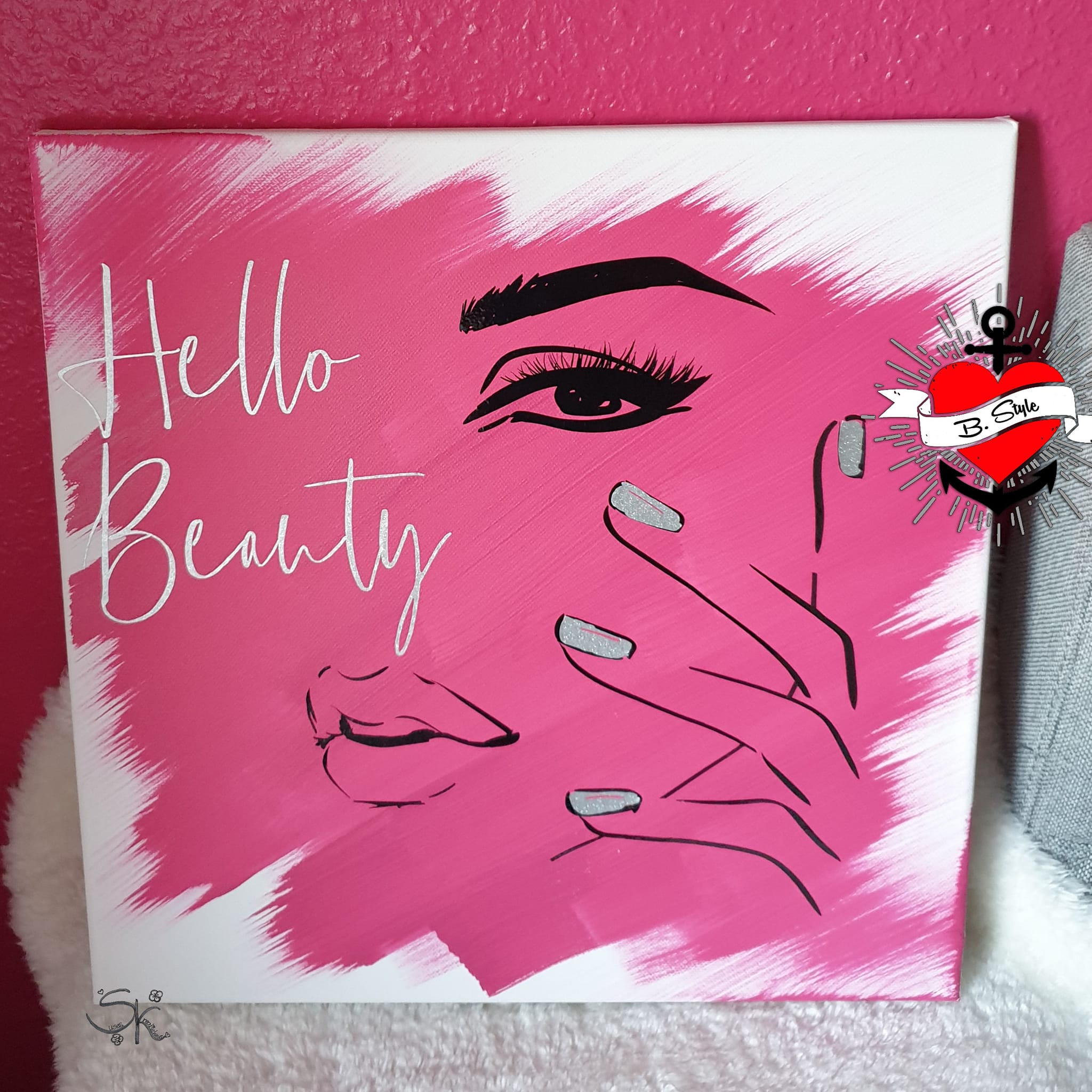 Plotteridee Hello Beauty Plotterdatei DIY