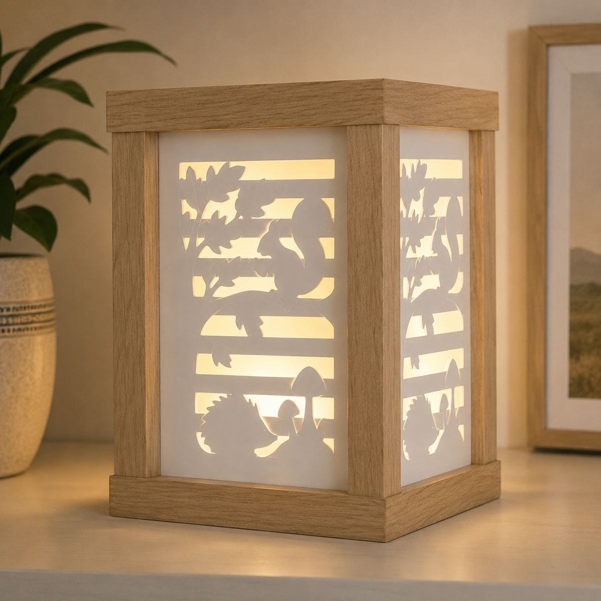 3D-Druckdatei – Herbst Laterne Seitenteil (STL + 3MF)