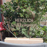 Acryl Herz Dekoration 15 cm x 15 cm x 0,8 cm - Vielseitig Gestaltbar für Bastelprojekte und Deko zum plotten