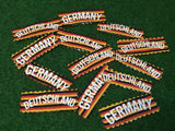 Germany Deutschland geplottet mit Plotterdatei auf kleiner Flagge
