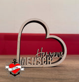 3D-Druck, Laser, Plotterdatei - Herzensmensch